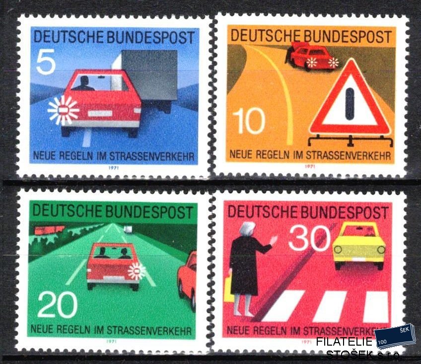 Bundes známky Mi 0670-3