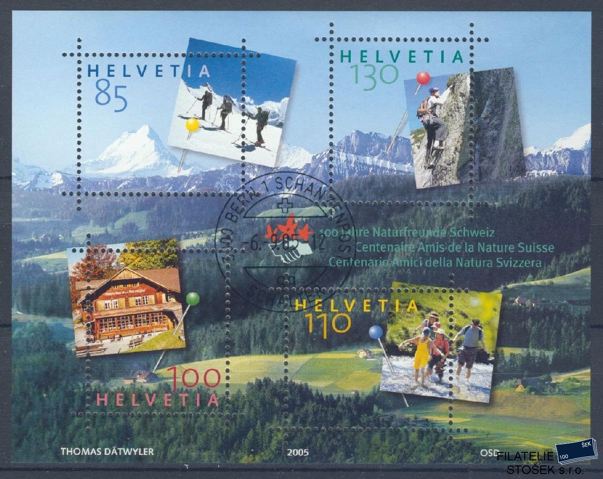 Švýcarsko známky Mi Blok 39