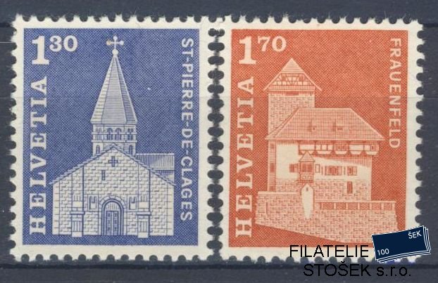 Švýcarsko známky Mi 831-32