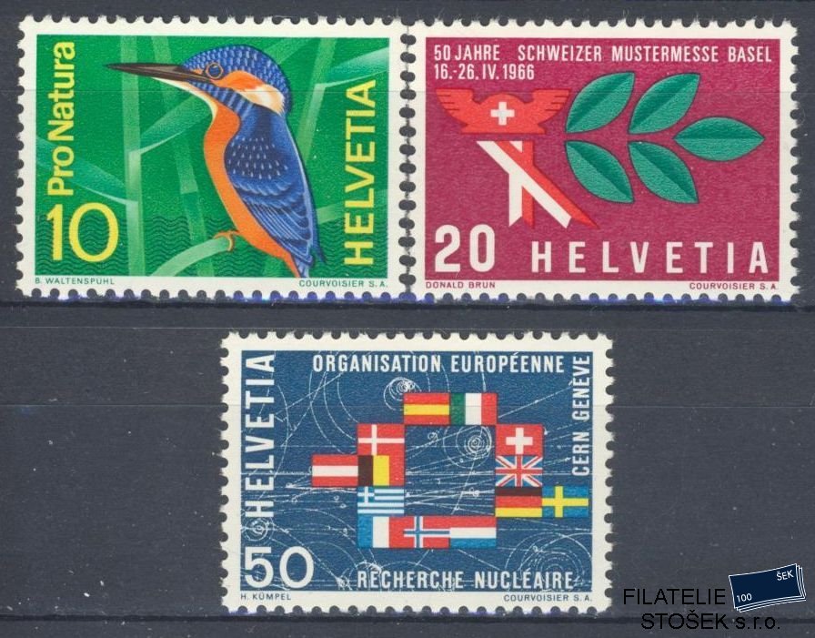 Švýcarsko známky Mi 833-35