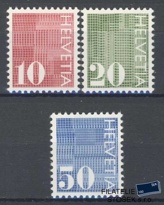 Švýcarsko známky Mi 933-35
