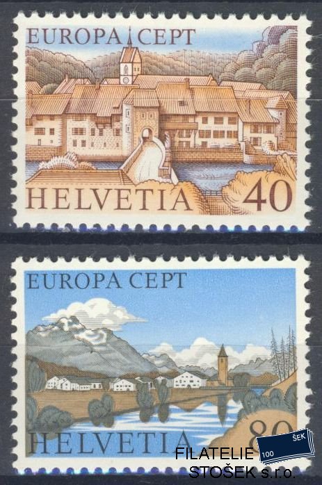 Švýcarsko známky Mi 1094-95