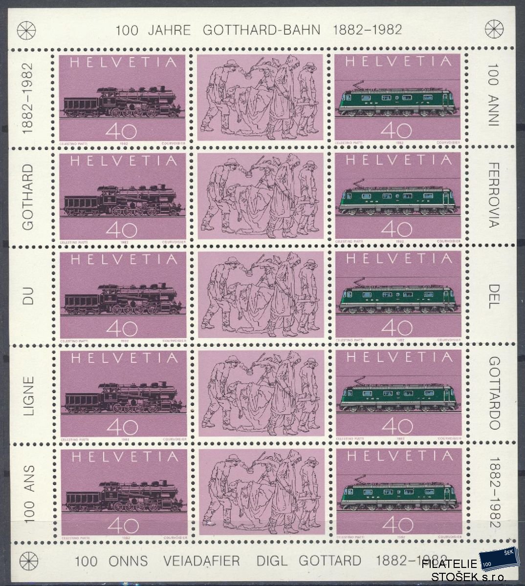 Švýcarsko známky Mi 1214-15 KL