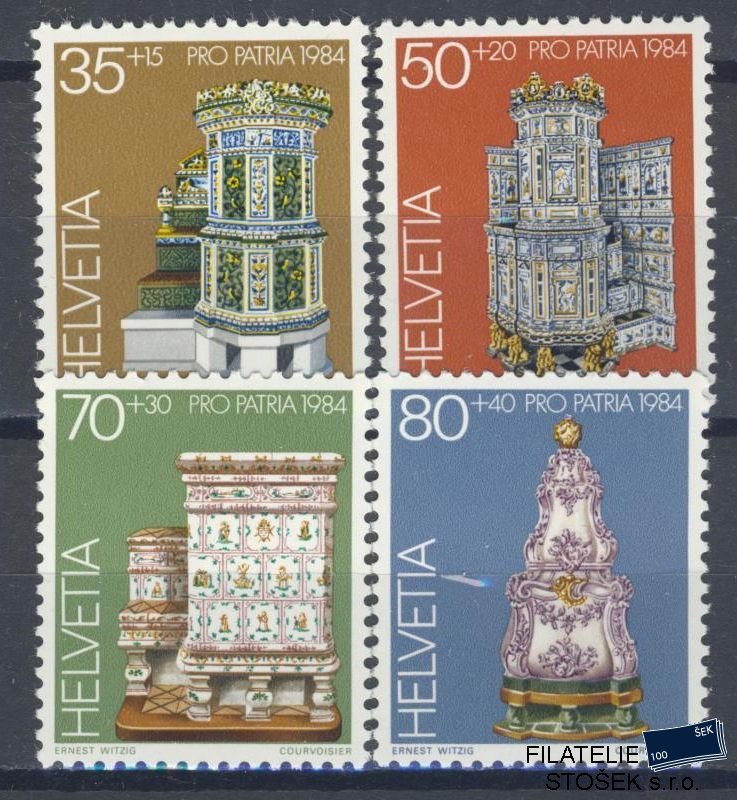 Švýcarsko známky Mi 1272-75
