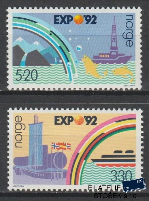 Norsko známky Mi 1094-95