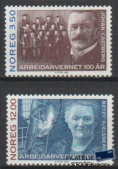 Norsko známky Mi 1133-34