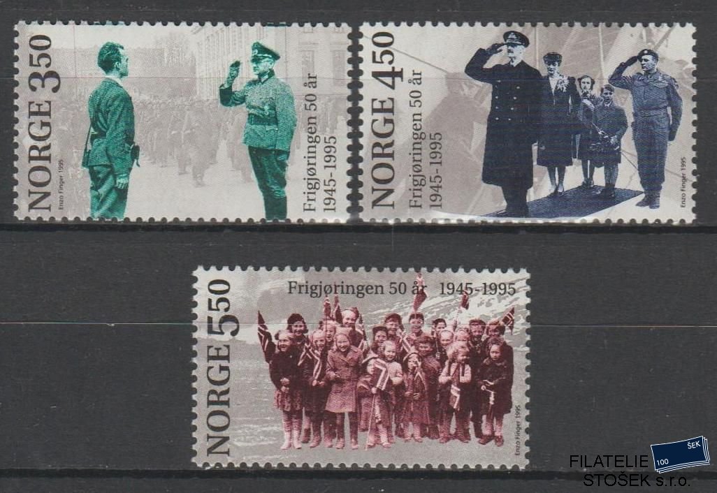Norsko známky Mi 1178-80