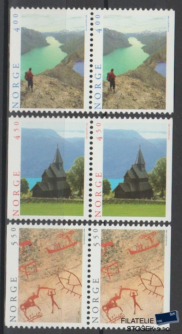 Norsko známky Mi 1208-10 Spojky