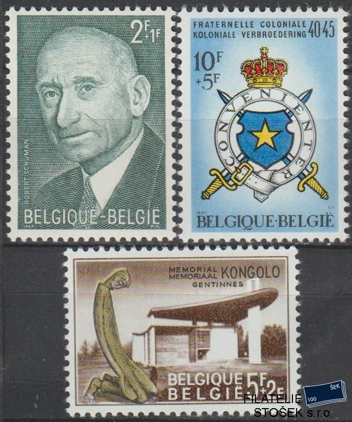 Belgie známky Mi 1477-79