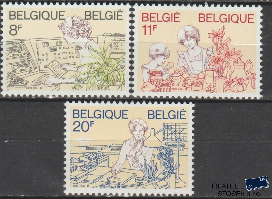 Belgie známky Mi 2138-40