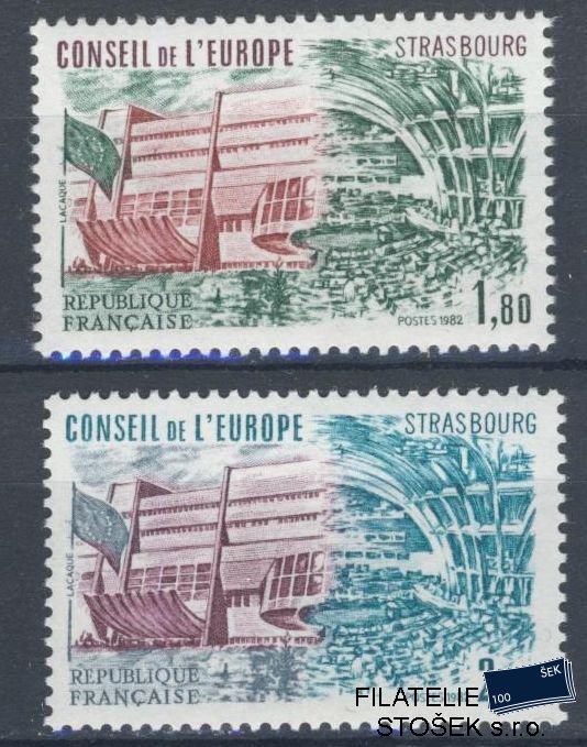 Francie známky Mi DE 30-31
