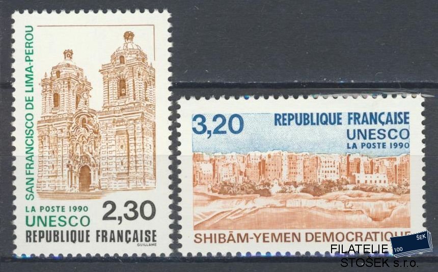 Francie známky Mi DU 41-42