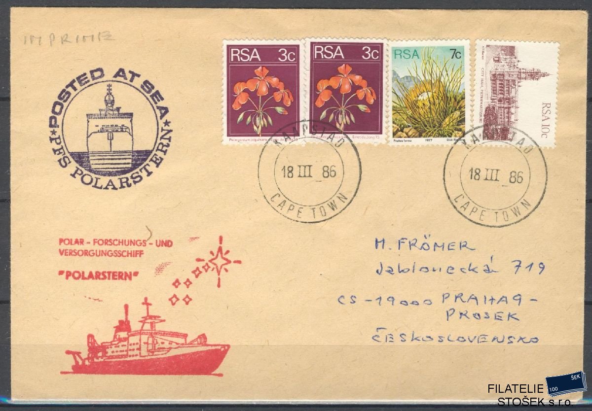 Lodní pošta celistvosti - Deutsche Schifpost - MS Polarstern