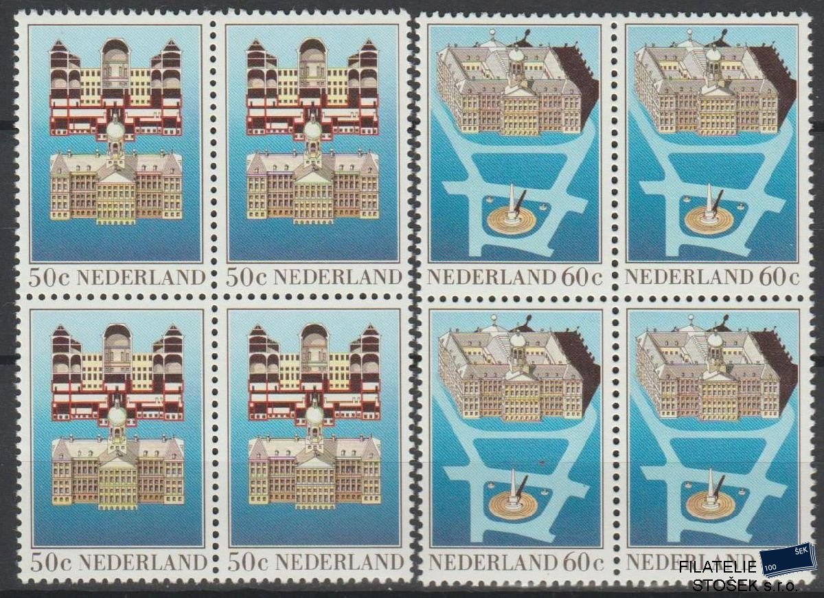 Holandsko známky Mi 1221-22 4 Blok