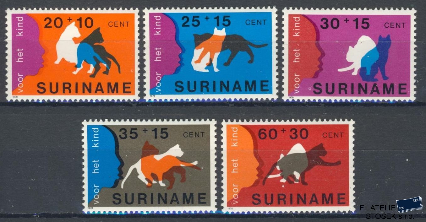 Surinam známky Mi 844-48