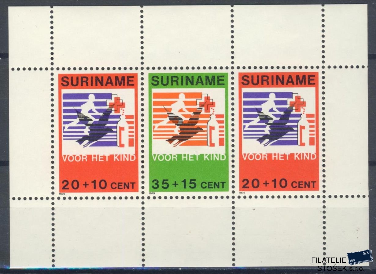 Surinam známky Mi Blok 23
