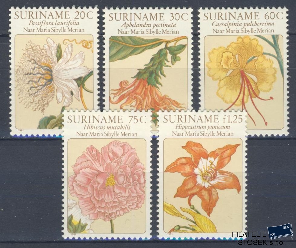 Surinam známky Mi 929-33