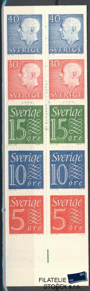 Švédsko známky Mi 546-48 - Sešitek