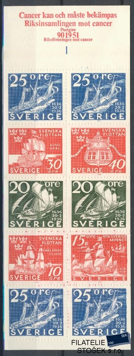Švédsko známky Mi 560-65 Sešitek