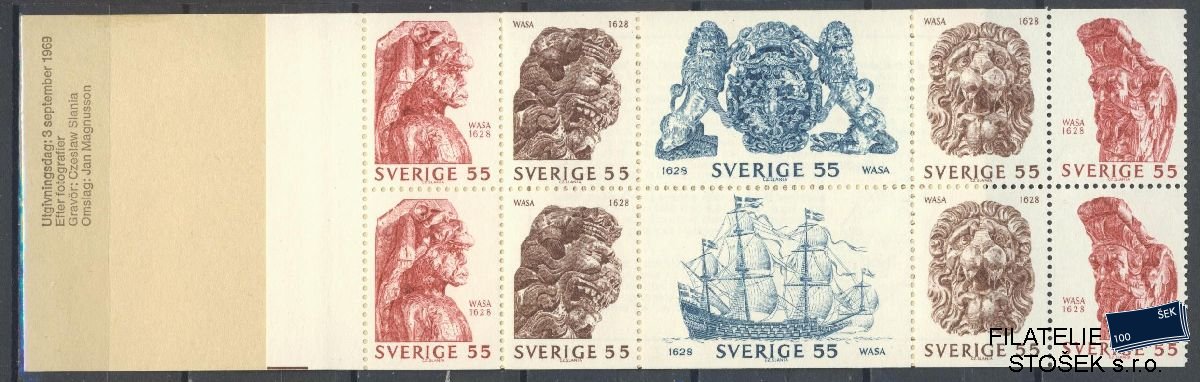 Švédsko známky Mi 644-49 Sešitek