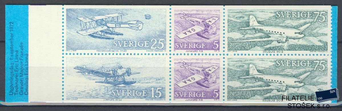 Švédsko známky Mi 761-64 Sešitek