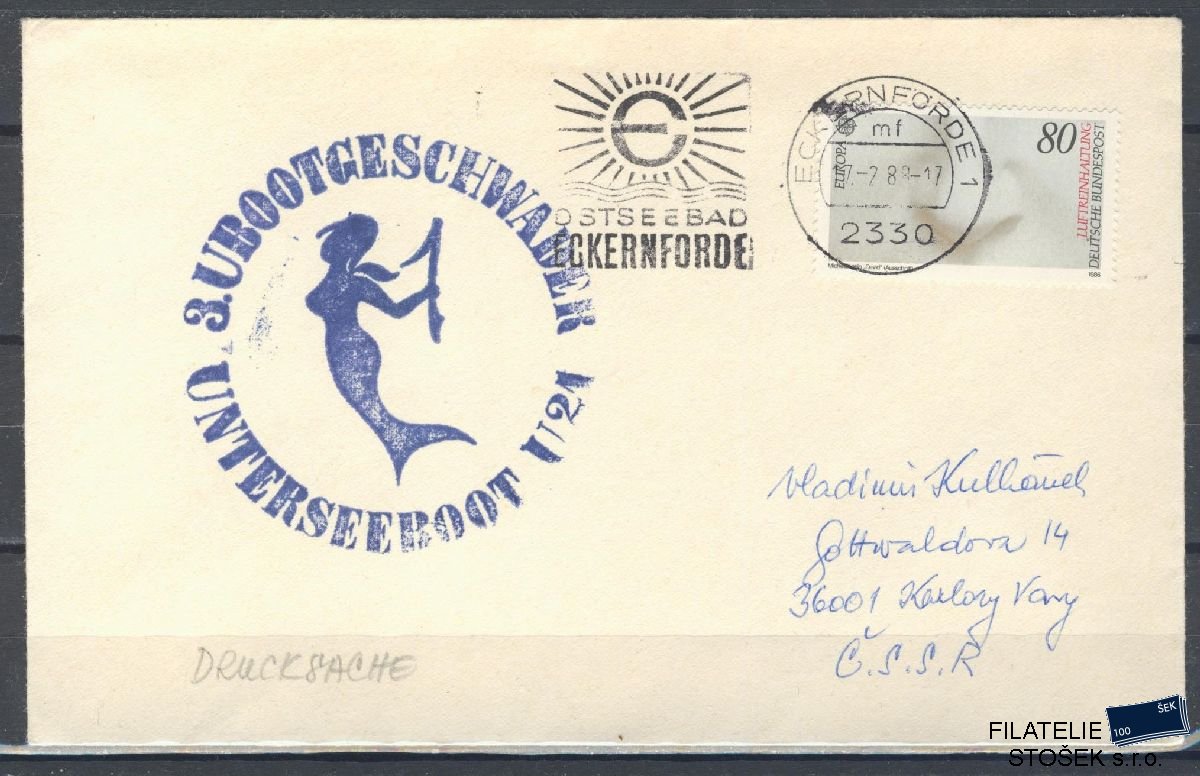 Lodní pošta celistvosti - Deutsche Schifpost - Unterseeboot U 21