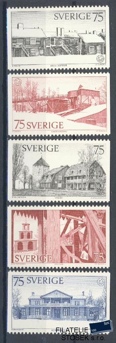 Švédsko známky Mi 908-12