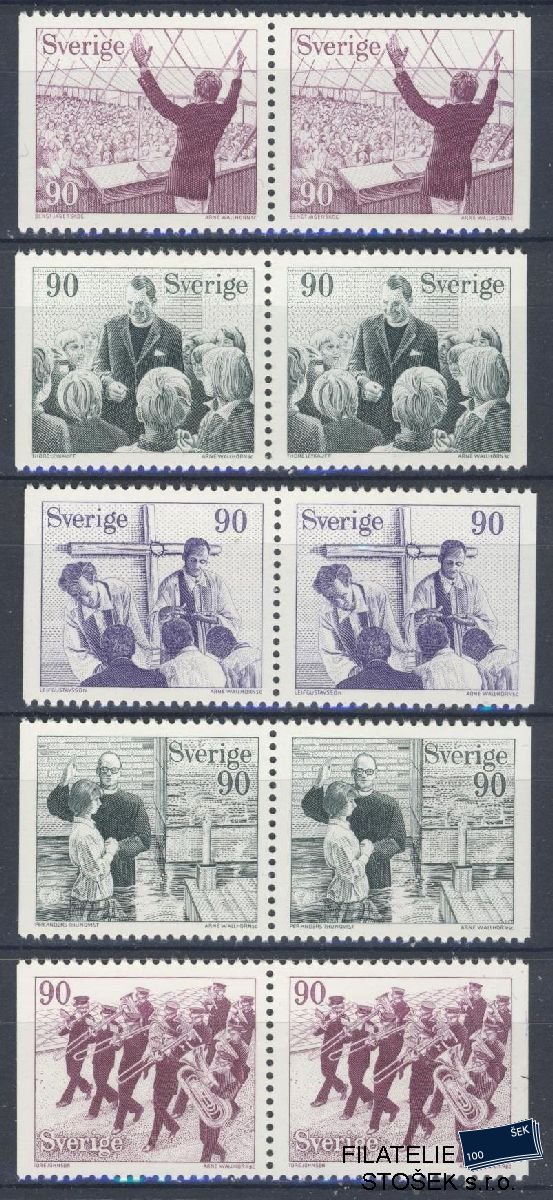Švédsko známky Mi 1016-20