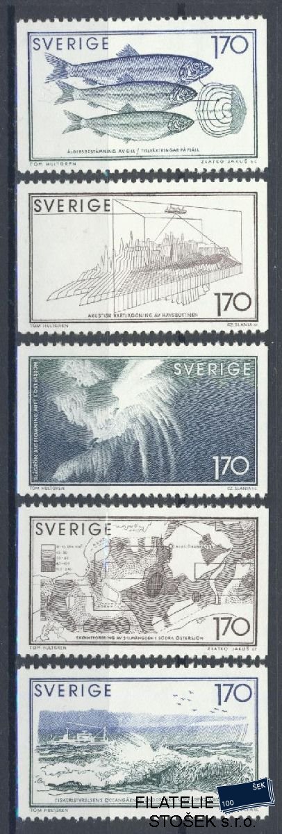 Švédsko známky Mi 1082-87