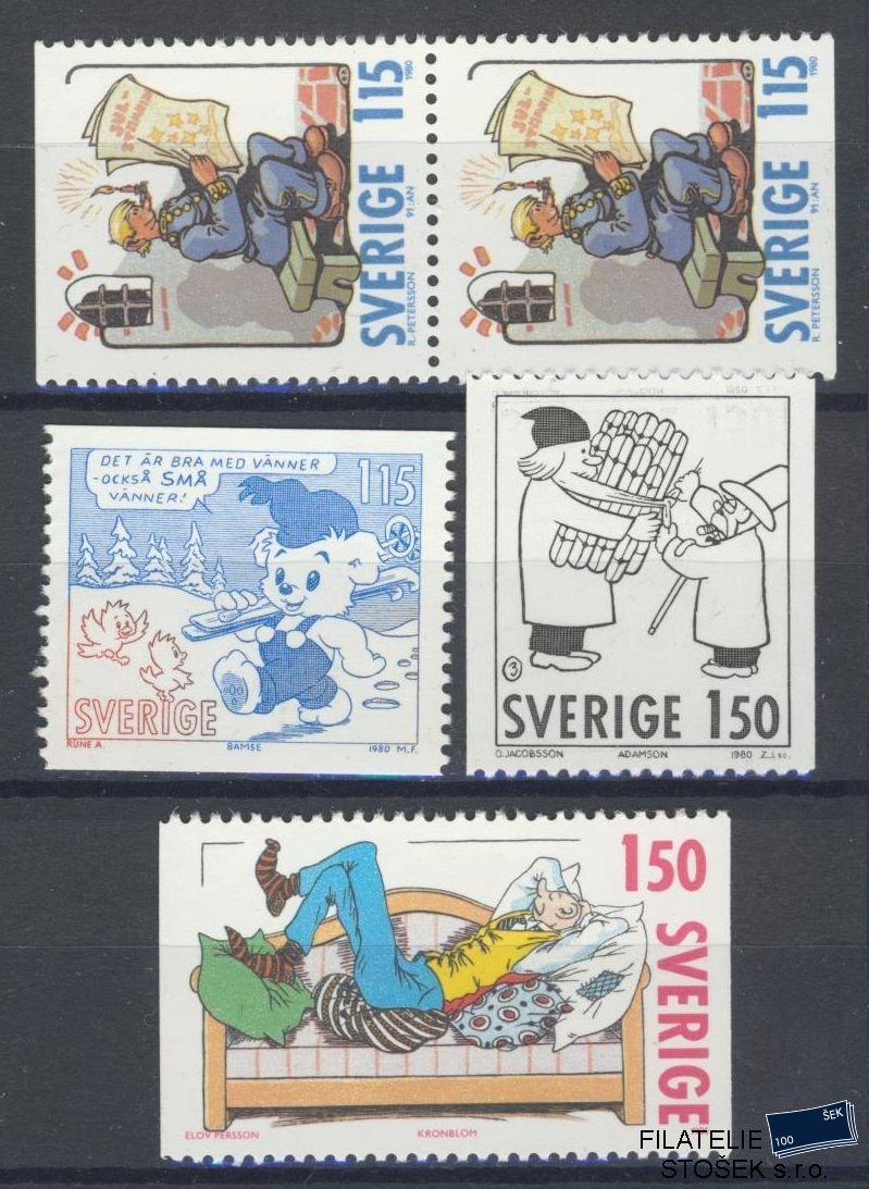Švédsko známky Mi 1124-27
