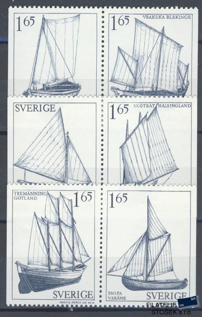 Švédsko známky Mi 1152-57