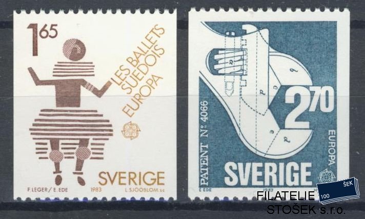 Švédsko známky Mi 1237-38