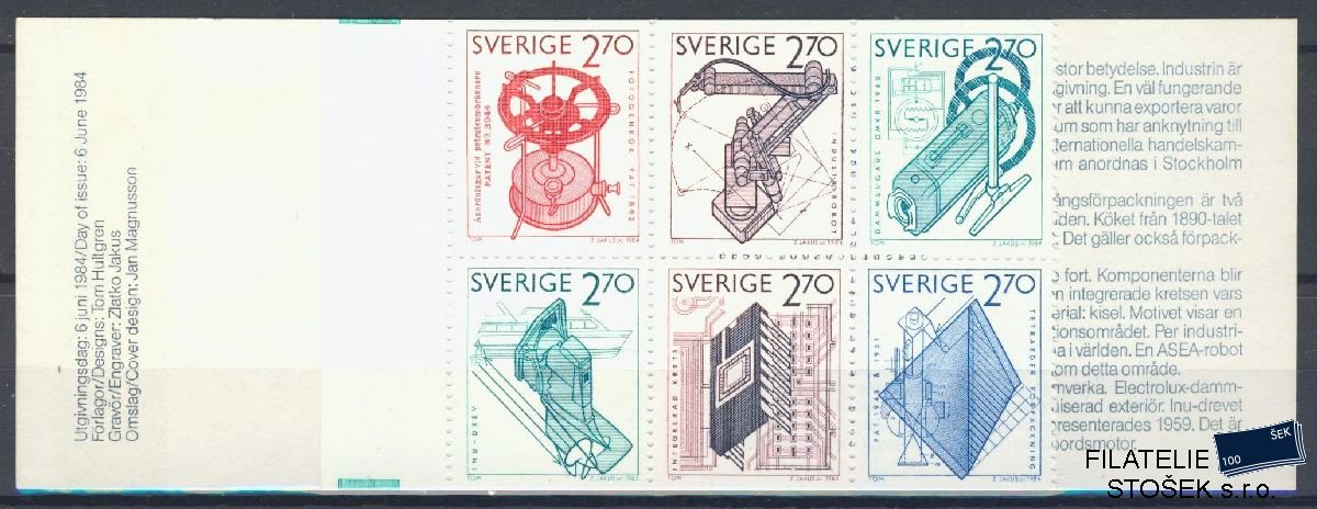 Švédsko známky Mi 1282-87 Sešitek