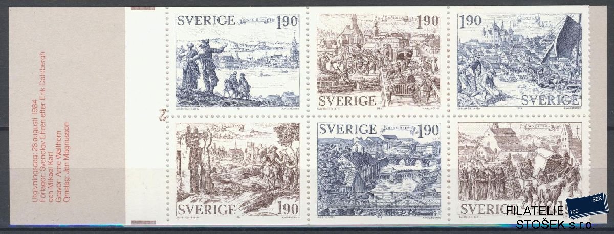 Švédsko známky Mi 1292-97 Sešitek