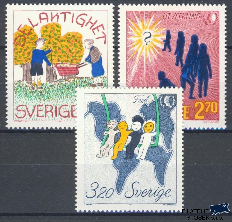 Švédsko známky Mi 1351-53