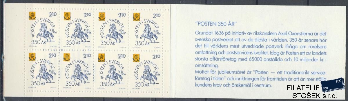 Švédsko známky Mi 1381 Sešitek