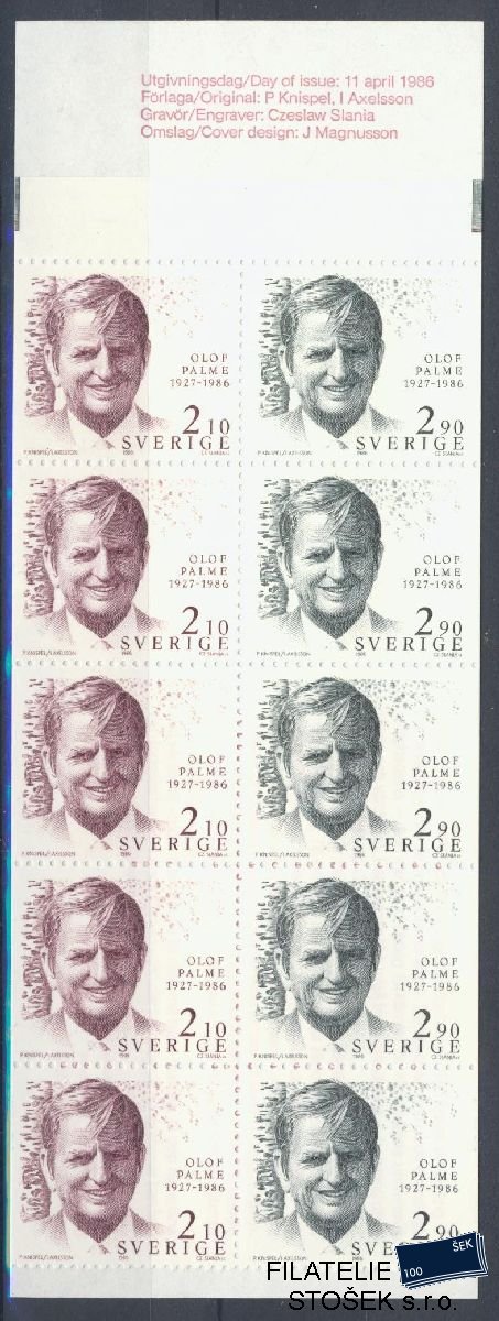 Švédsko známky Mi 1384-85 Sešitek