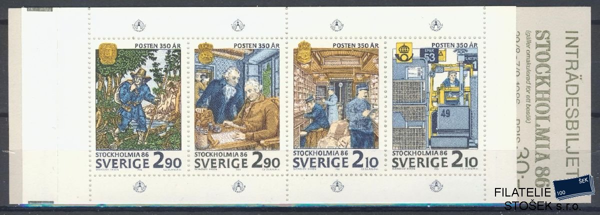 Švédsko známky Mi 1399-1402 Sešitek