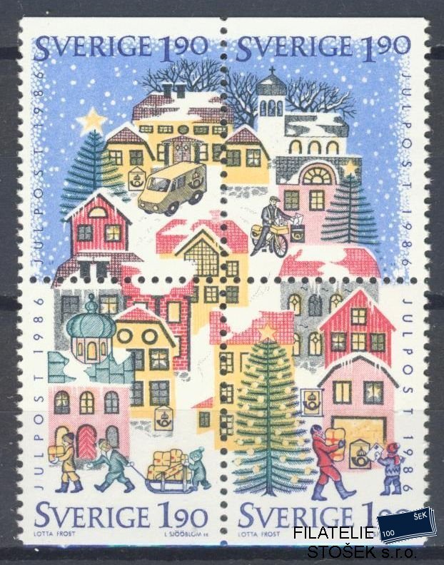Švédsko známky Mi 1409-12