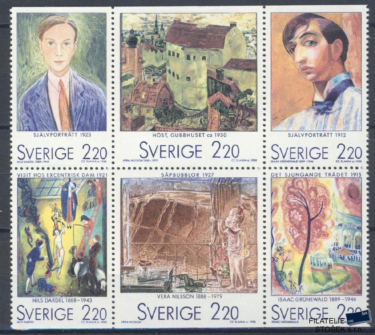 Švédsko známky Mi 1495-1500
