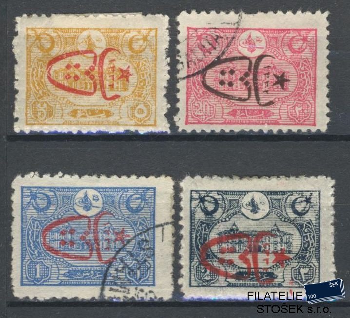 Turecko známky Mi 597-601 Sestava