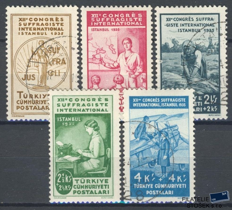 Turecko známky Mi 985-89 Sestava