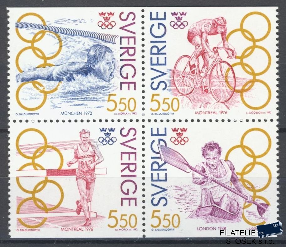 Švédsko známky Mi 1721-24