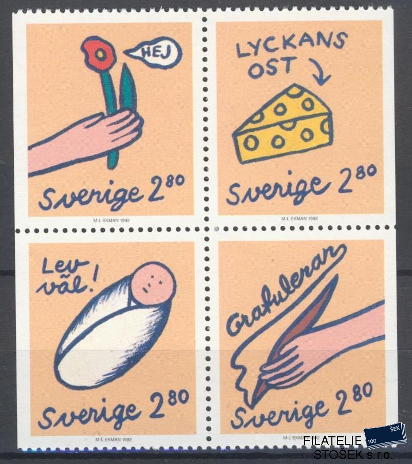 Švédsko známky Mi 1726-29