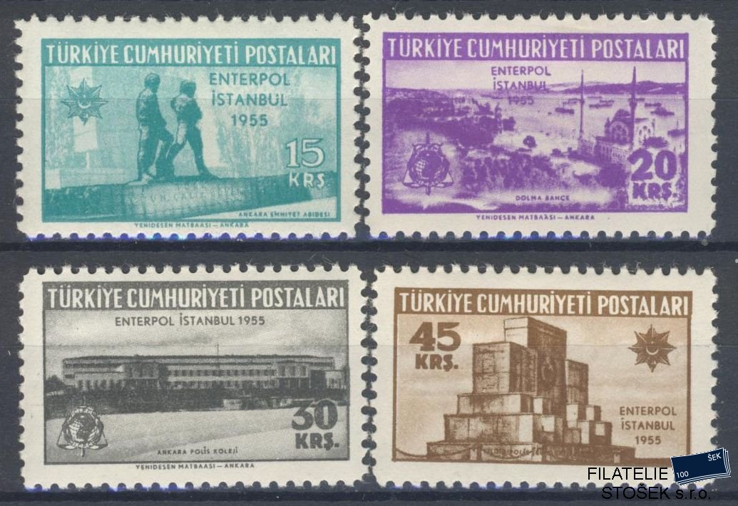 Turecko známky Mi 1432-35