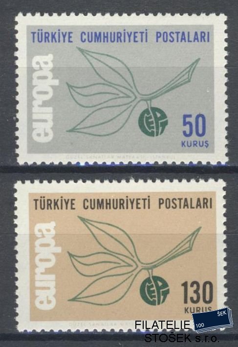 Turecko známky Mi 1961-62
