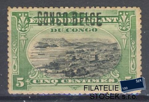 Belgické Kongo známky Mi 1 KVP Rez