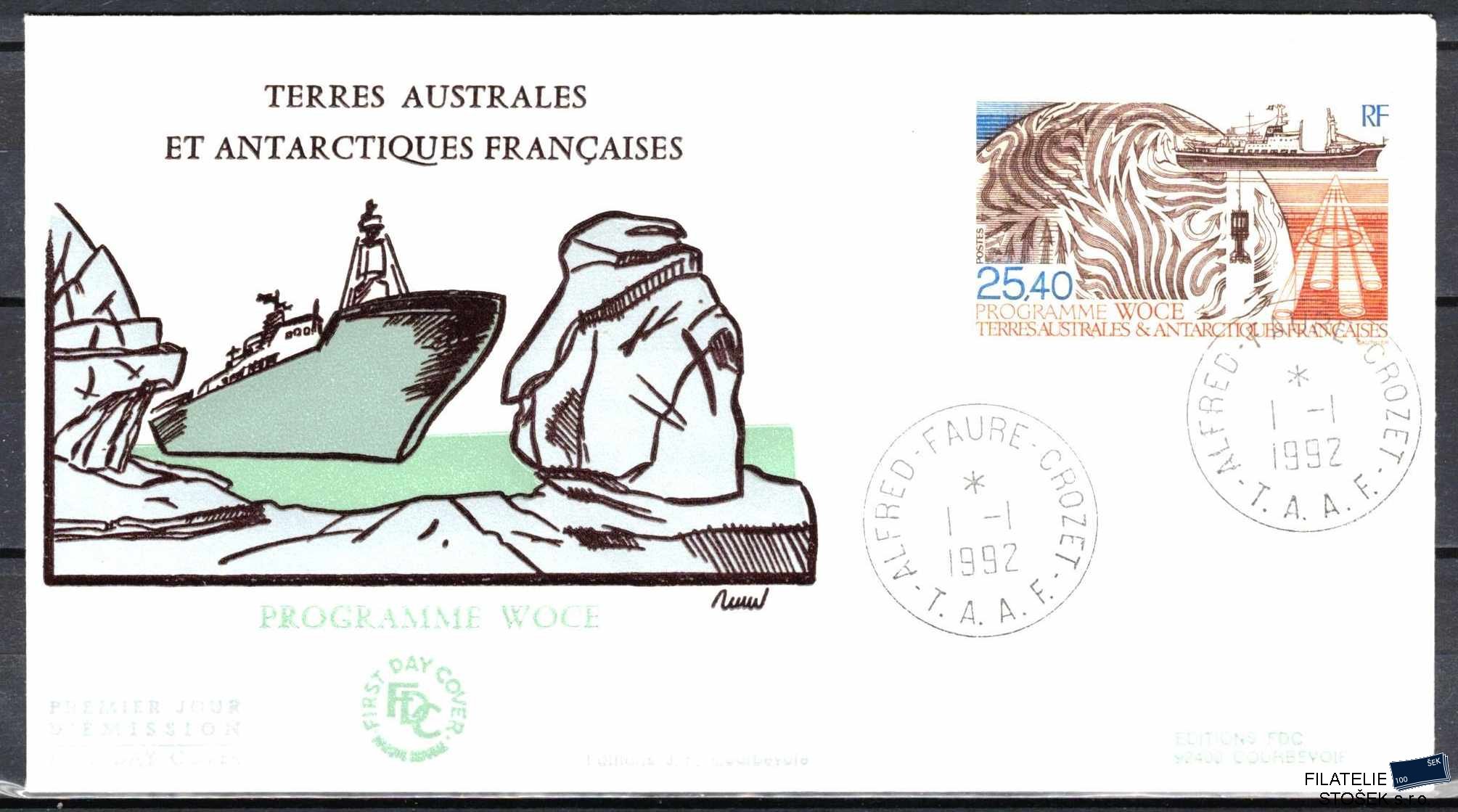 Antarktida francouzská známky Mi 0293 razítko Iles Crozet
