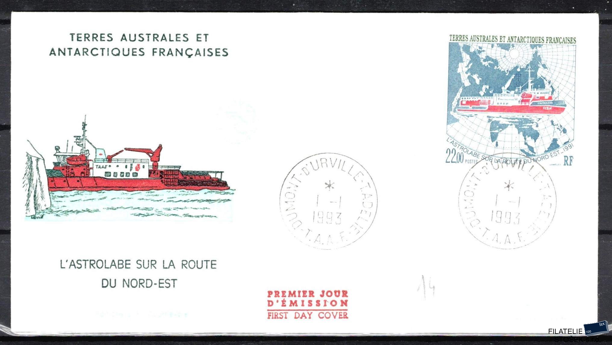 Antarktida francouzská známky Mi 0308 razítko Terre Adélie