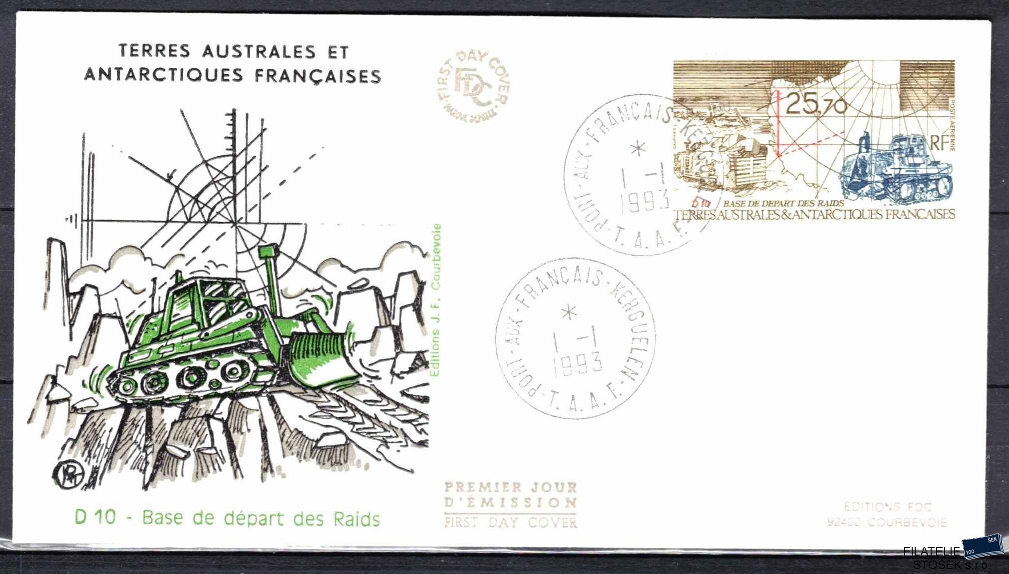 Antarktida francouzská známky Mi 0310 razítko Iles Kerguelen